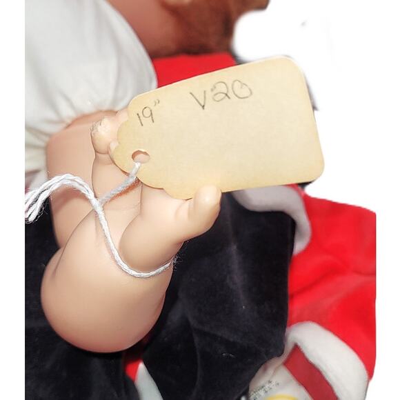 Vintage Santa Outfit, Beard & Hat to Fit 18 - 20" Doll - Picture 4 of 5